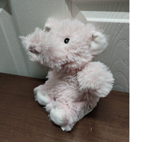 NWT Warmies 9" Cozy Plush Junior Microwavable Lavender Scented Pink Elephant - Picture 1 of 10
